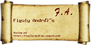 Figuly András névjegykártya